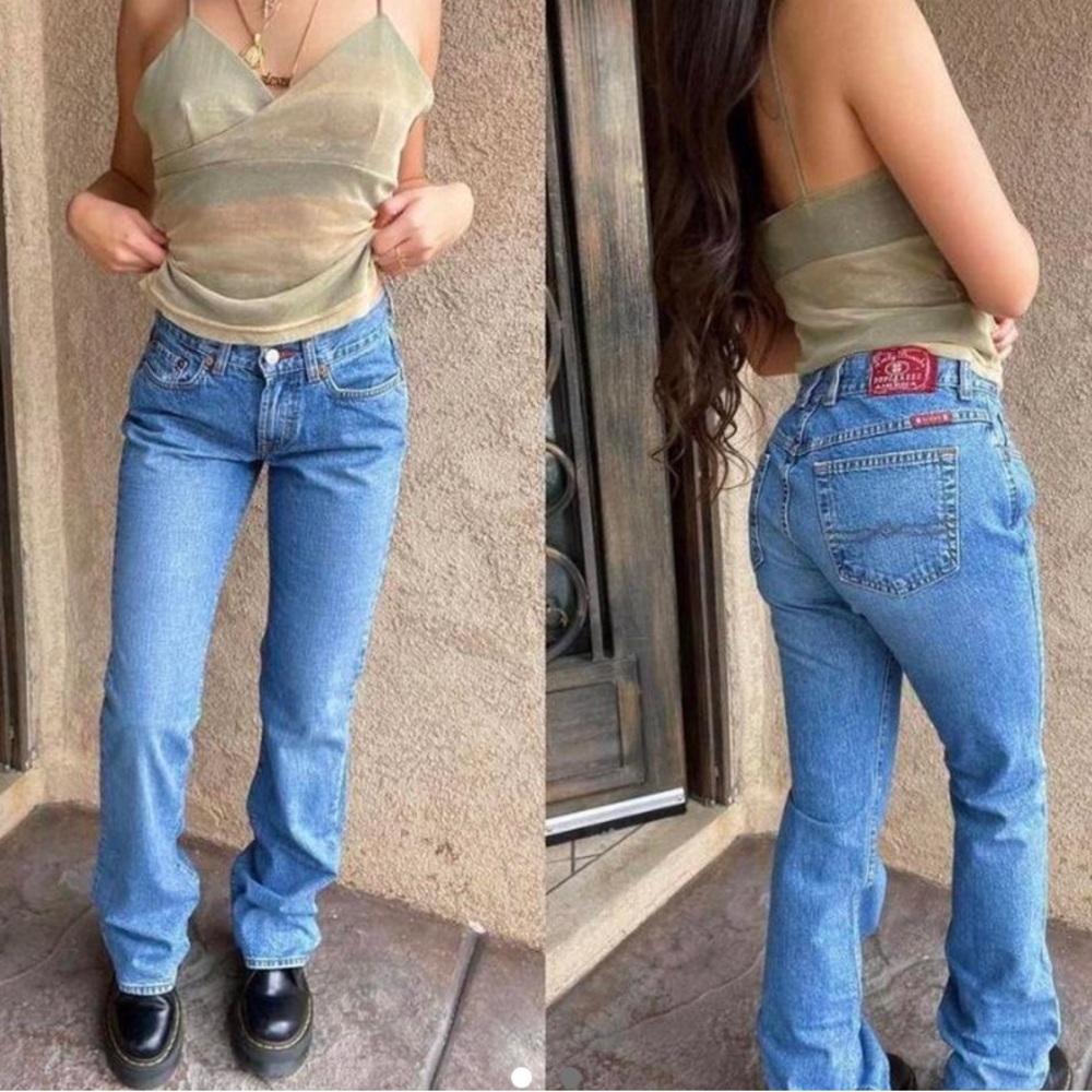 mid rise lucky brand jeans